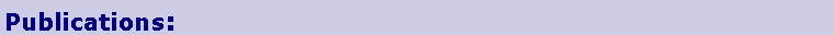 Text Box: Publications: